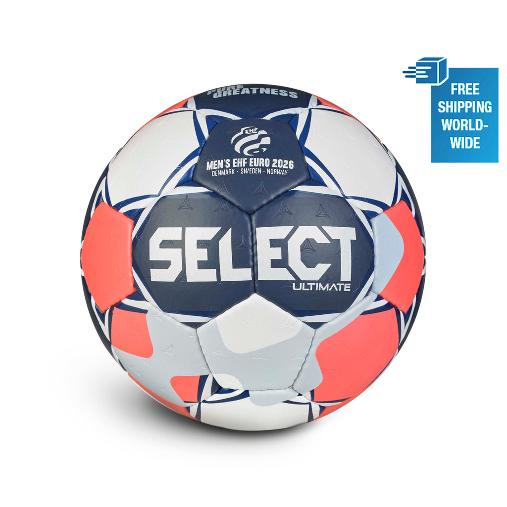 Select Ultimate kézilabda EHF Euro Men v24 fehér-kék 3-as Select Ultimate kézilabda EHF Euro Men v24 fehér-kék 3-as